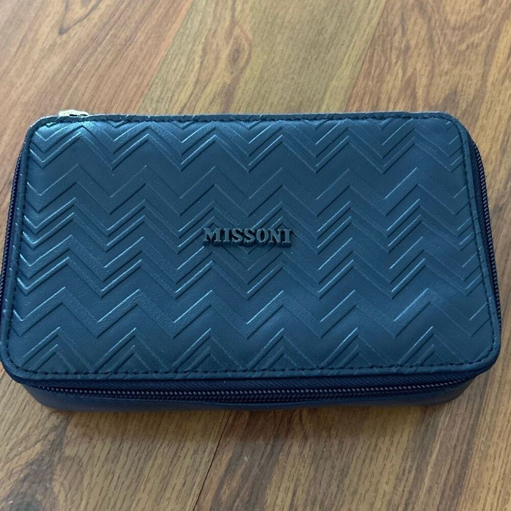 Missoni for delta navy bag travel bag cosmetic bag